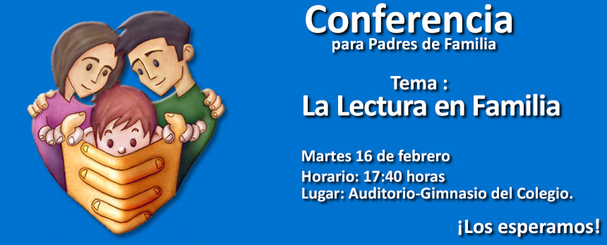Conferencia "La lectura en Familia"
