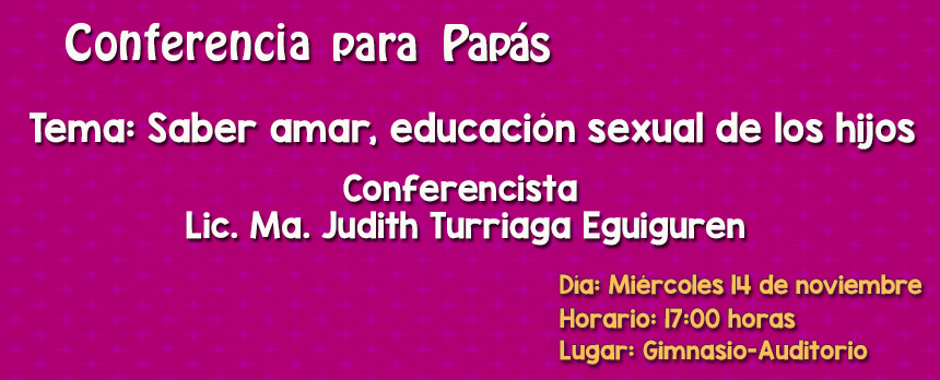 Conferencia para Papás