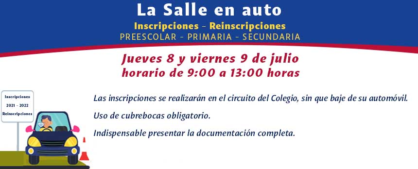 Inscripciones Reinscripciones 2021- 2022