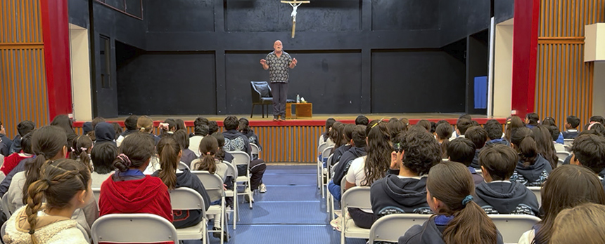 Visita de Aldo Méndez, cuentacuentos